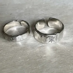 Sun Moon Couple Rings