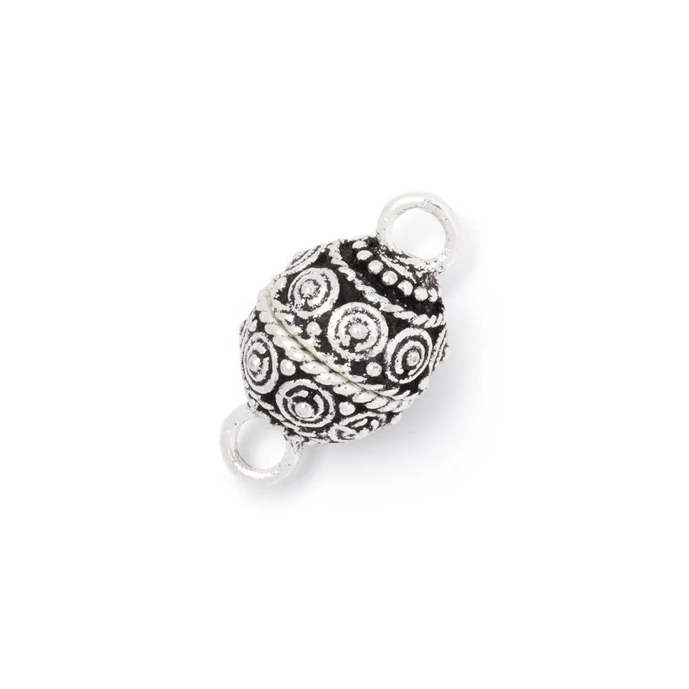 10mm Concentric Dot Design Magnetic Clasp 1 piece