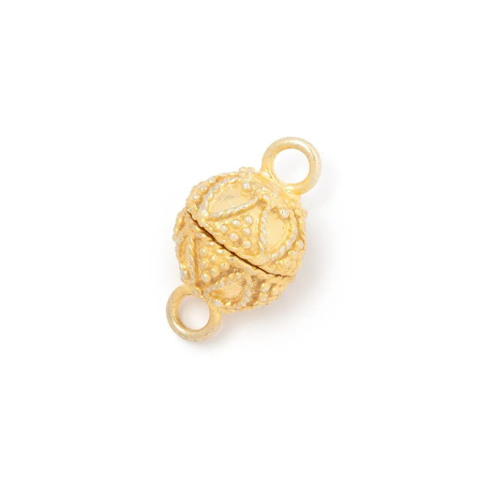 10mm Miligrain Pear Design Magnetic Clasp 1 piece