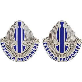 11th Aviation Battalion Unit Crest (Exempla Proponere) - Sold in Pairs