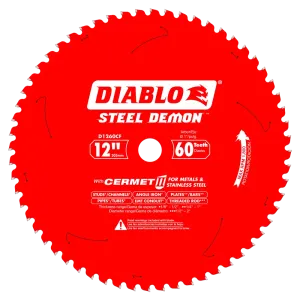 12 in. x 60 Tooth Cermet II Saw Blade for Metals and Stainless Steel - 4 per Order