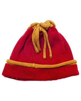 2000s Y2K Drawstring Winter Ski Hat Beanie