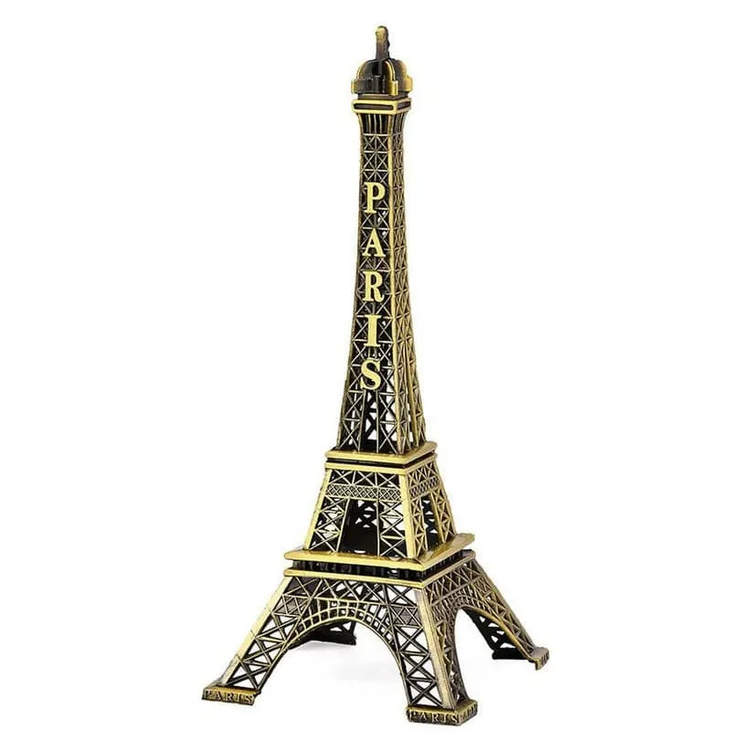 3D Metal Paris Tower Statue, Decorative Metal Craft