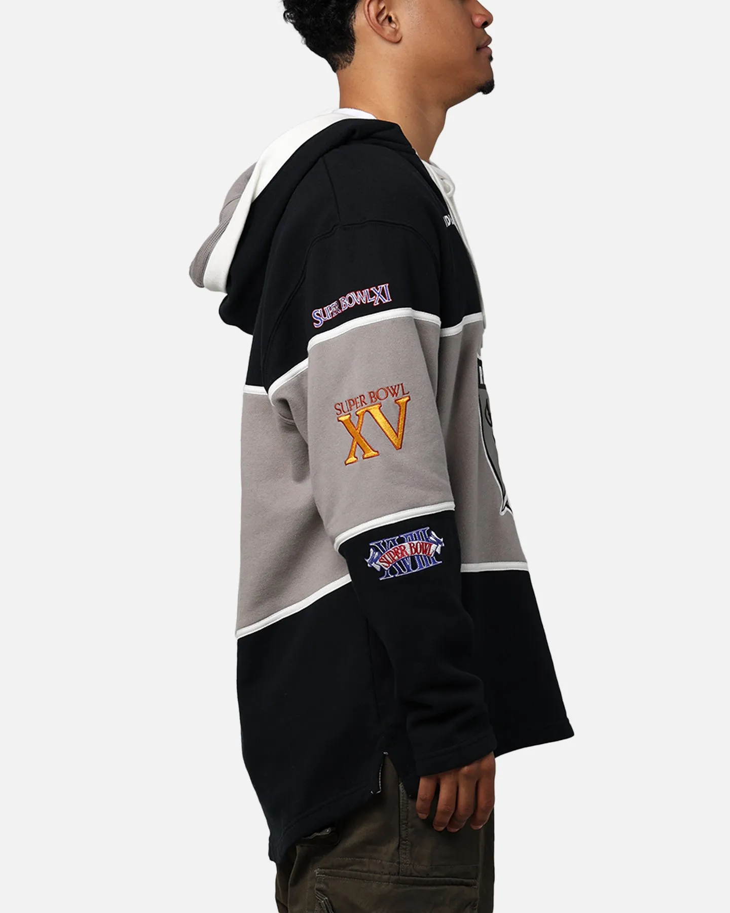 47 Brand Las Vegas Raiders Super Bowl Gridiron Lacer Hoodie Jet Black