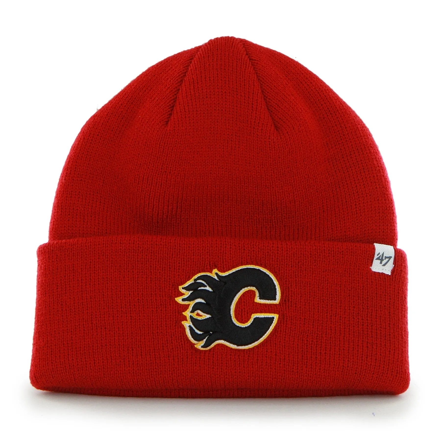 47 Brand NHL Raised Cuff Knit Toque - Calgary Flames