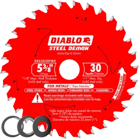 5‑3/8 in. x 30 Tooth Carbide-Tipped Saw Blade for Metal - 10 per Order