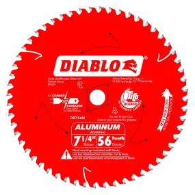 7-1/4 in. x 56 Tooth Thick Aluminum Cutting Saw Blade - 8 per Order