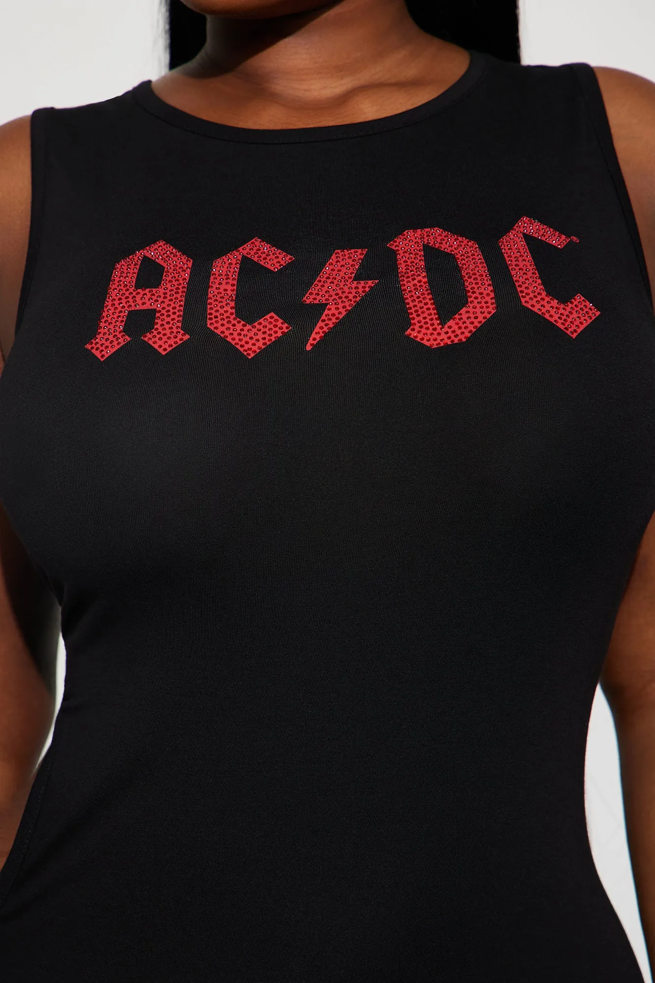 ACDC Cut Out Midi Dress - Black