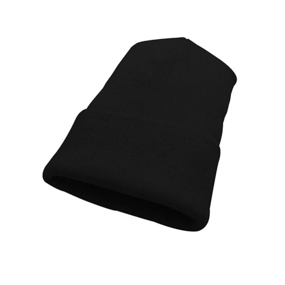 Acrylic Knit Winter Toque  AC1010 - Black