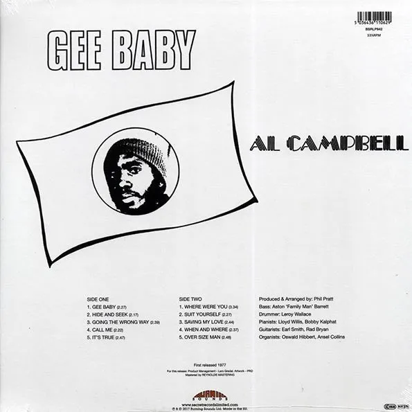 Al Campbell  LP -  Gee Baby (180g)