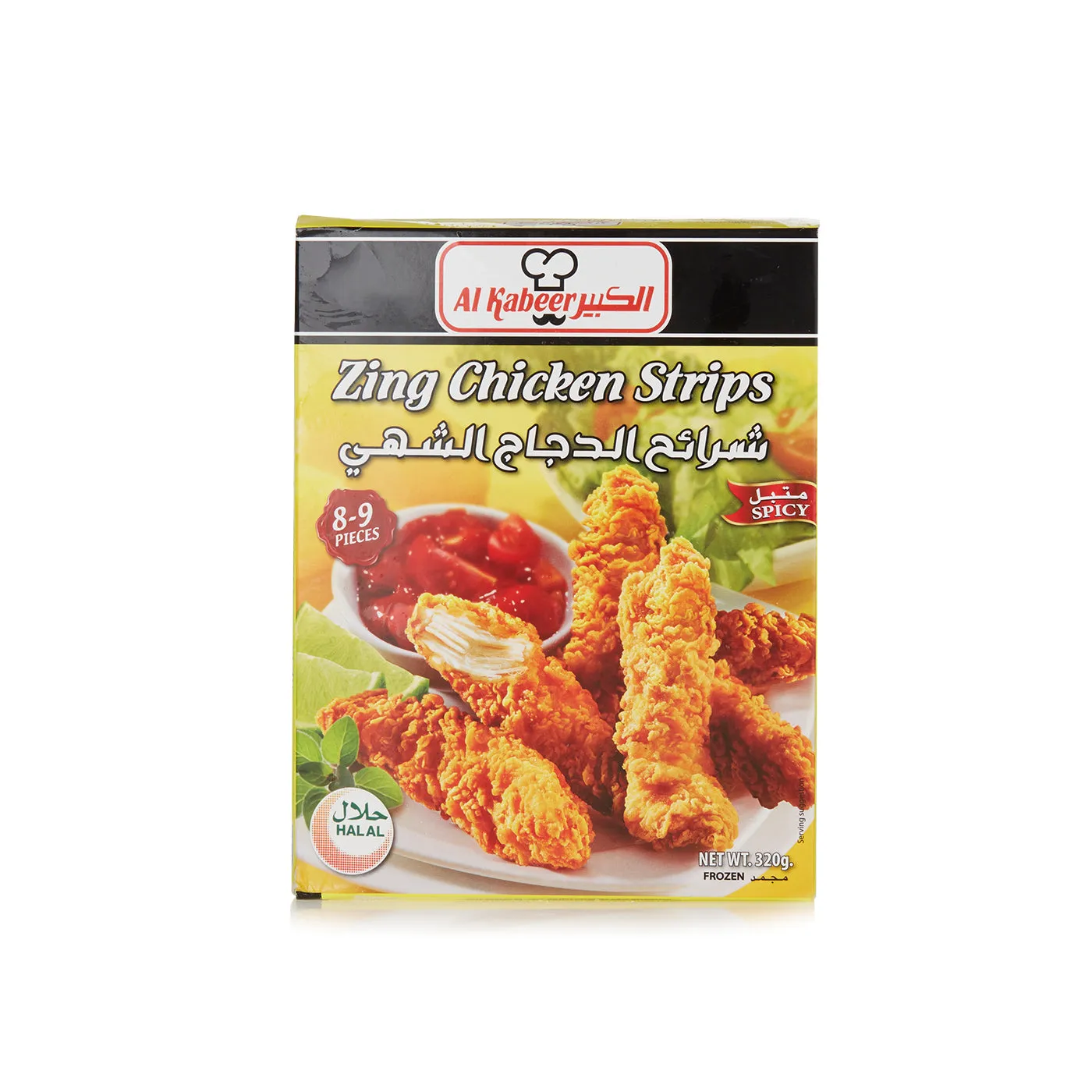 Al Kabeer Zing Chicken Strips 320Gm