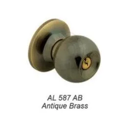 Amerilock AL 587 Keyed Entry Door Knob (Carolina Series)