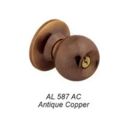 Amerilock AL 587 Keyed Entry Door Knob (Carolina Series)