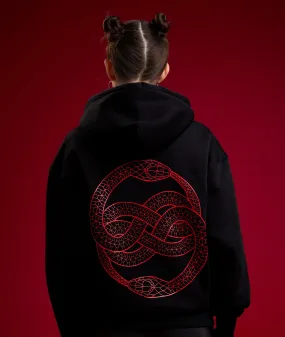 ANIMAUX SAUVAGES OUROBOROS HOODIE - BLACK