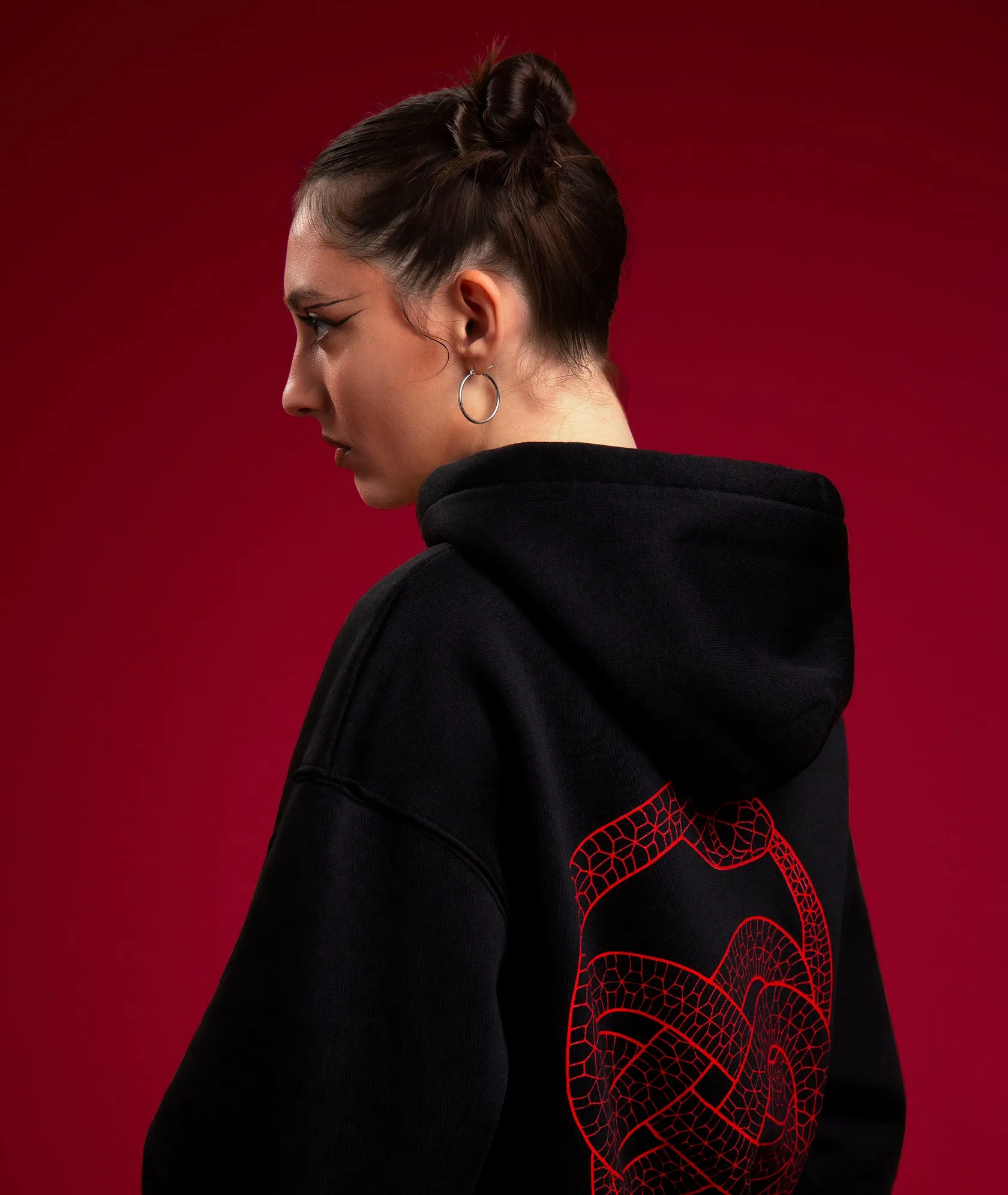 ANIMAUX SAUVAGES OUROBOROS HOODIE - BLACK