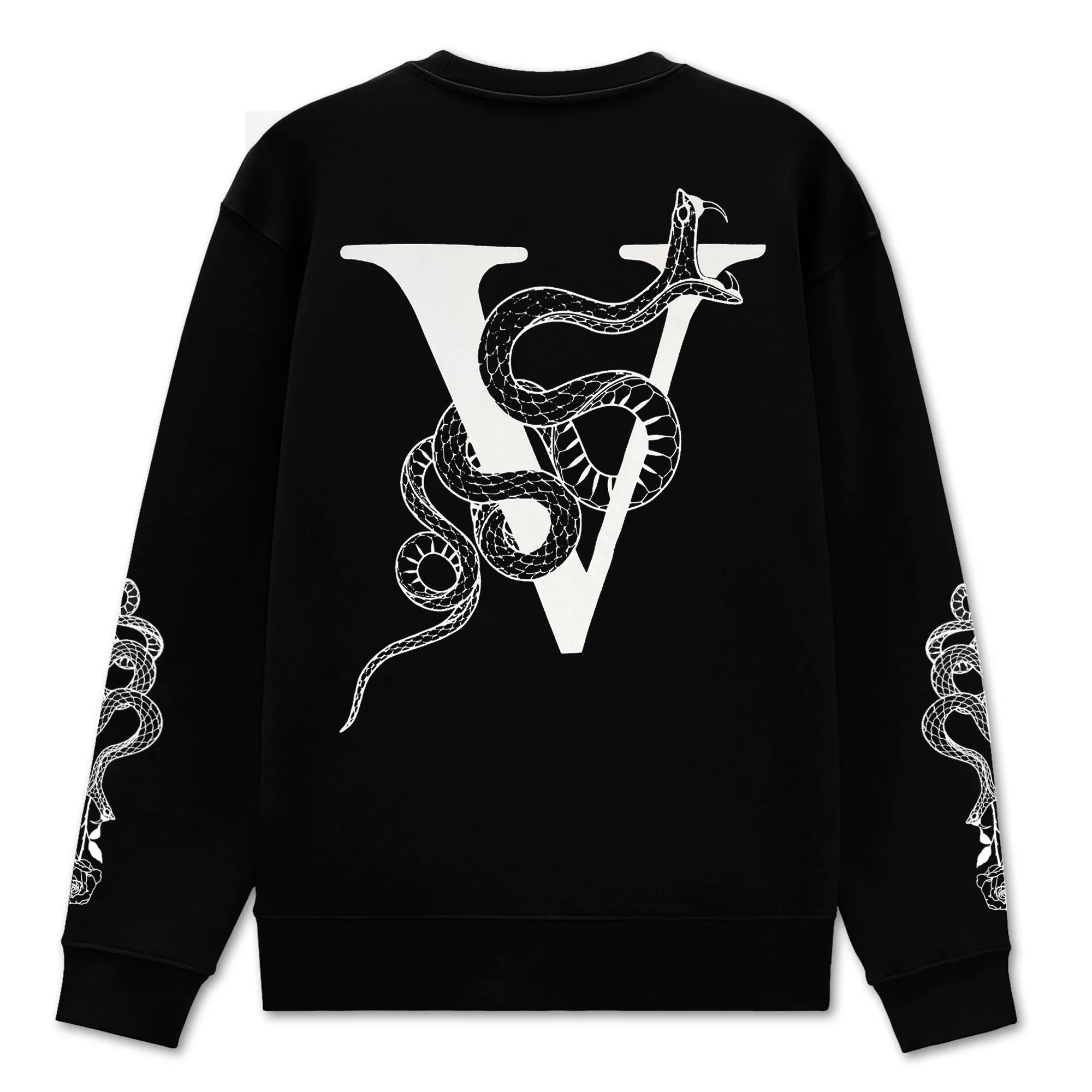 Wild animals black snake-print sweater