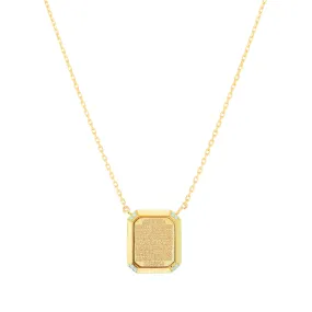 Ayet Alkursi (Rectangle) Necklace