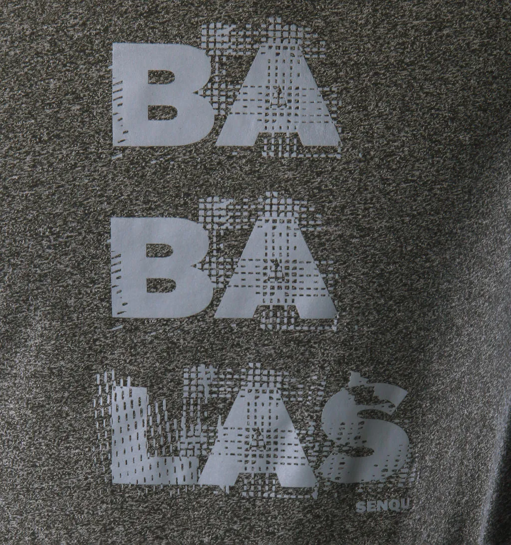 “BA-BA-LAS” TEE – CHARCOAL