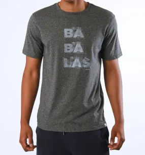 “BA-BA-LAS” TEE – CHARCOAL