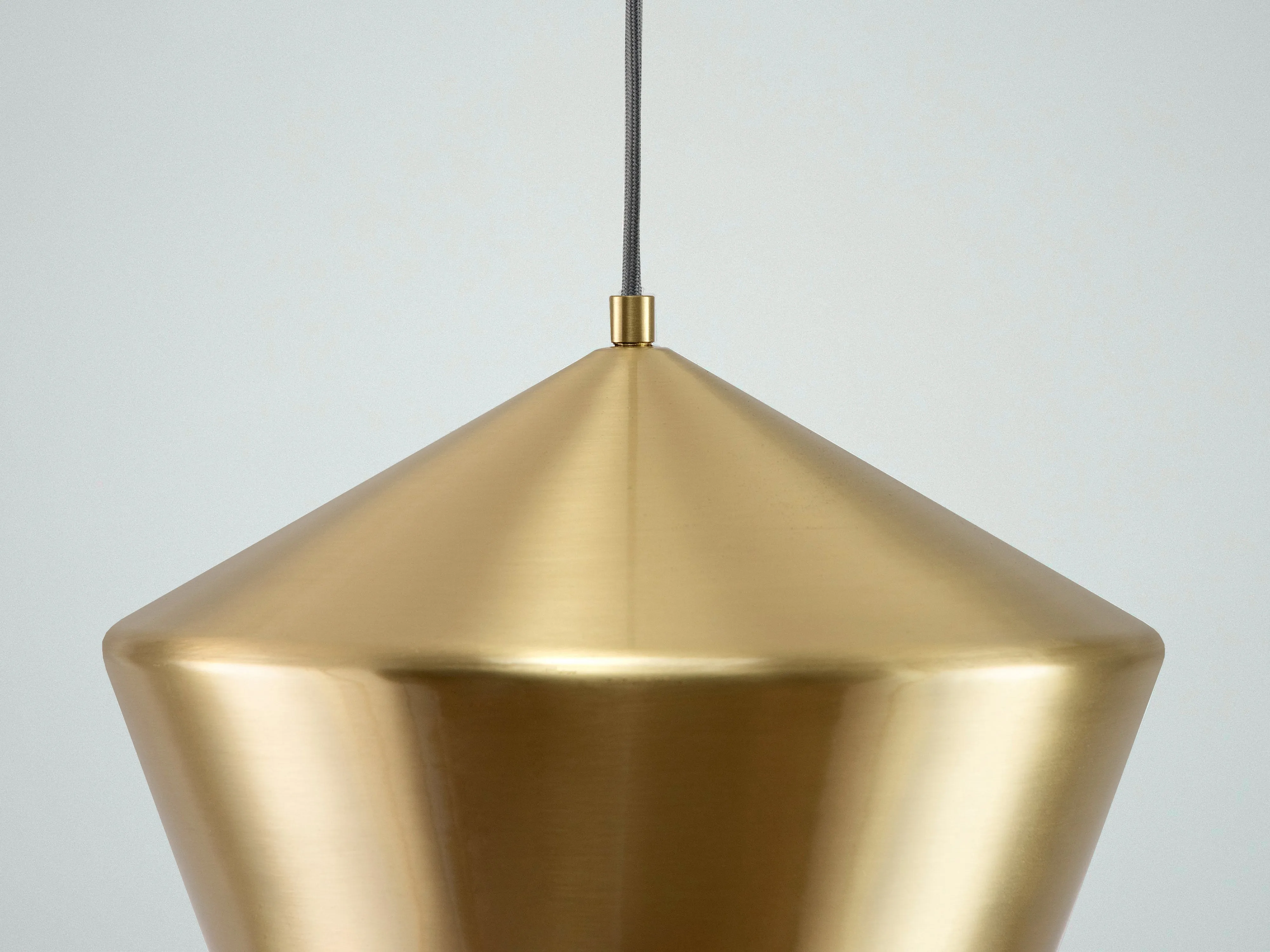 Brass metal diner pendant