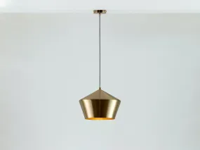 Brass metal diner pendant