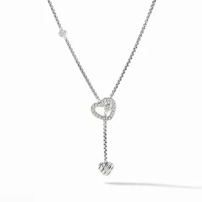 Cable Collectibles® Heart Y Necklace with Diamonds