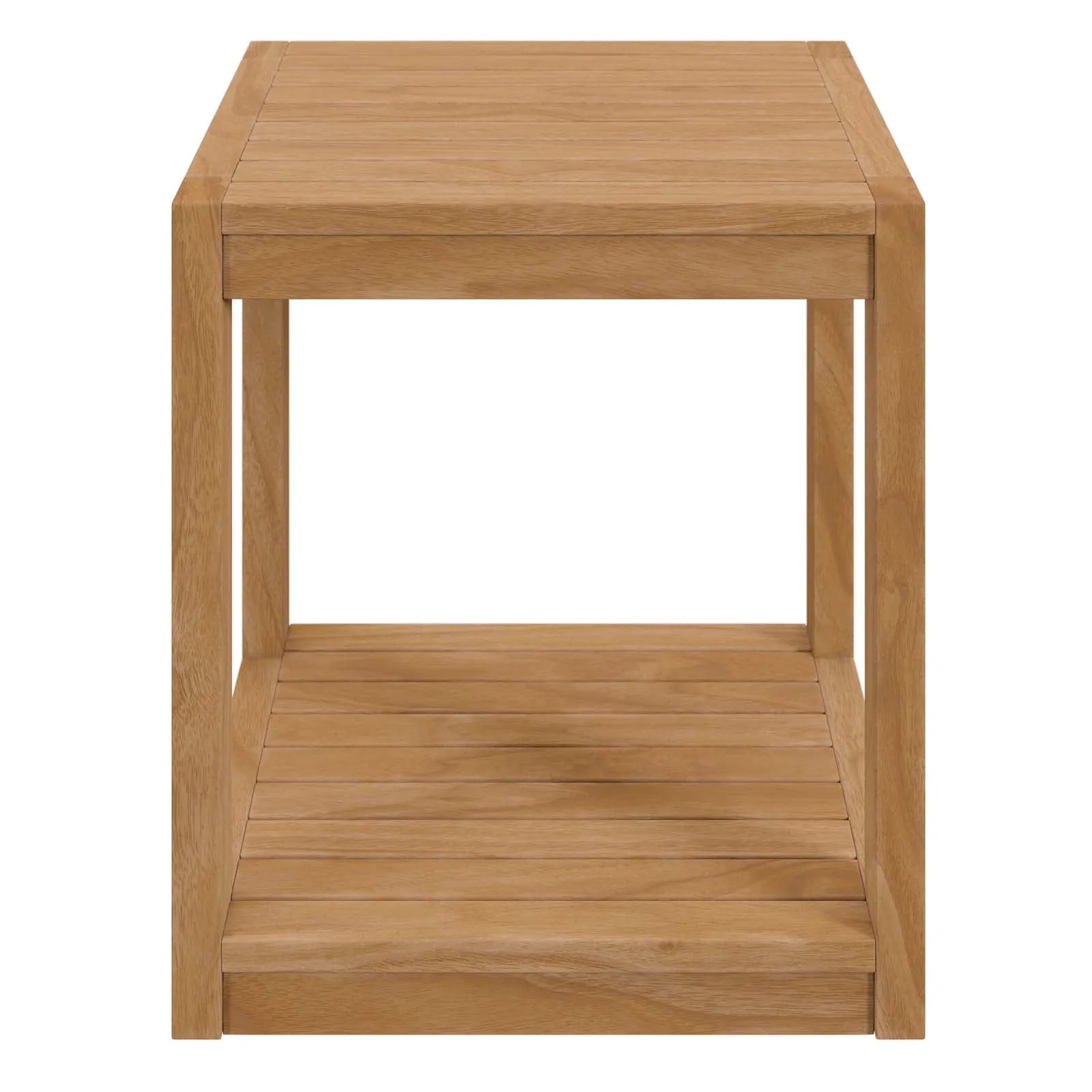 Carlsbad Teak Wood Outdoor Patio Side Table by Modway