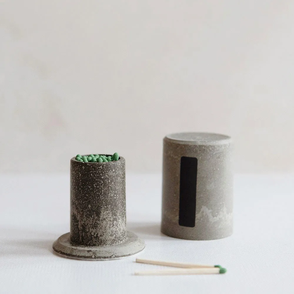 Cement Matchstick Holder