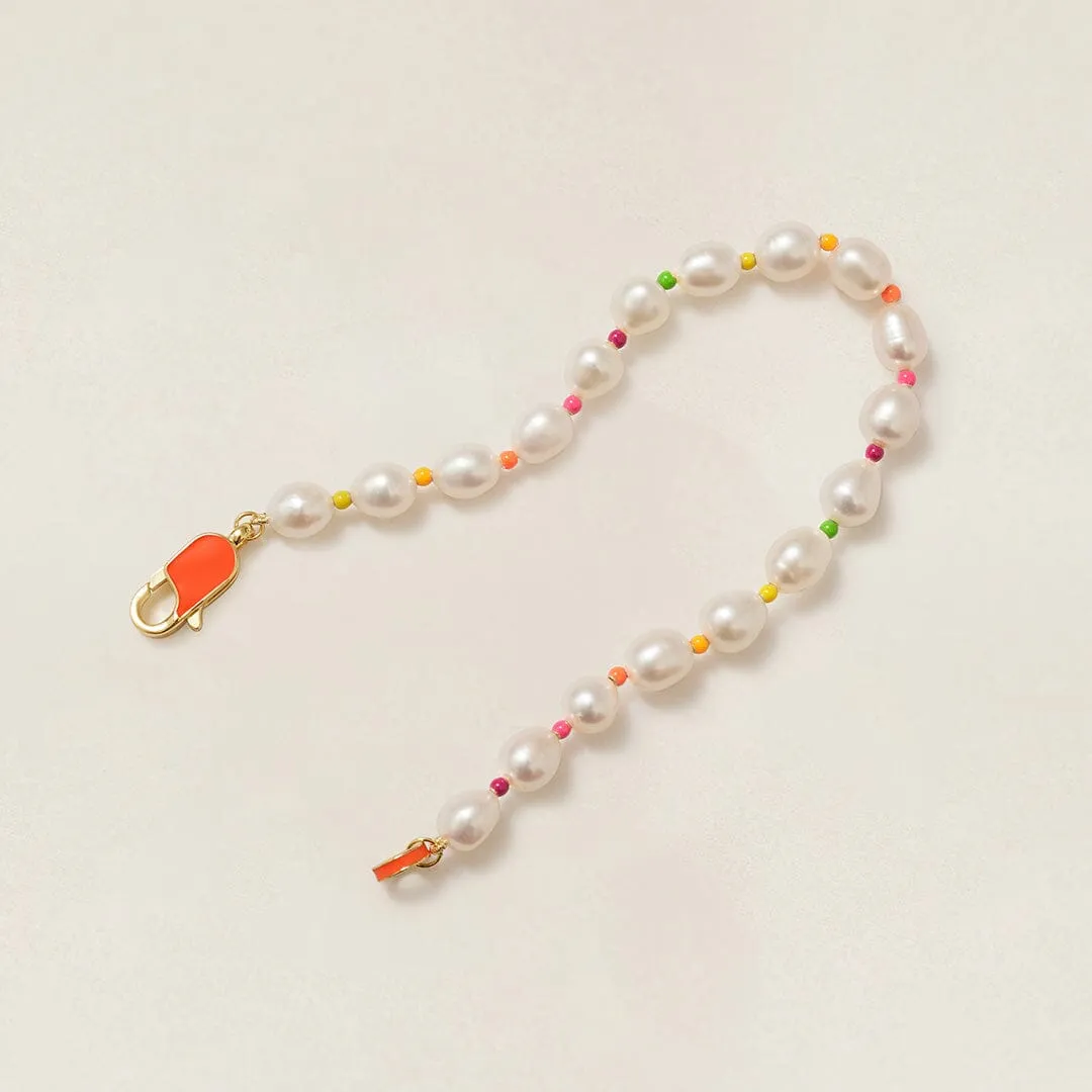 Dave neon pearl anklet