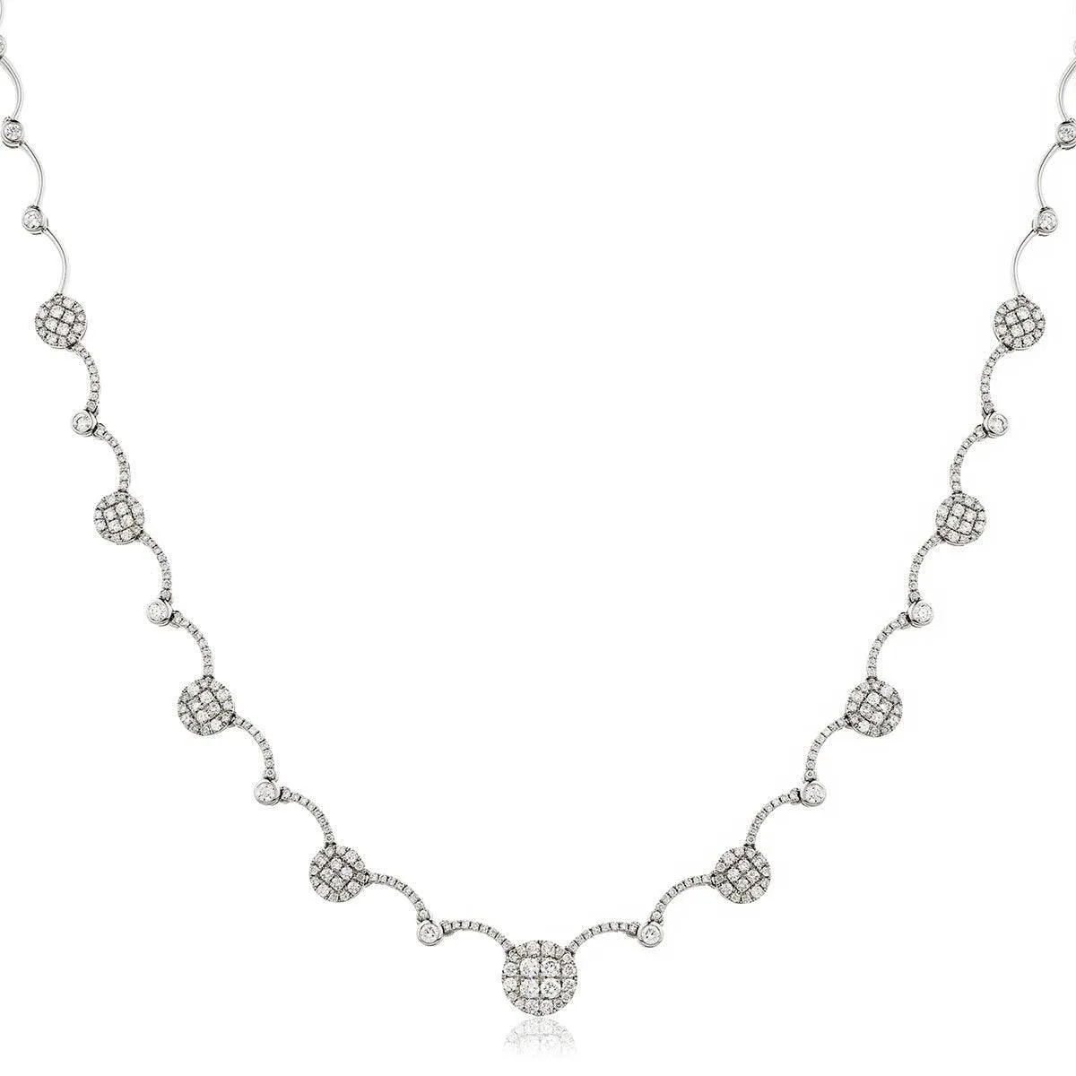 Diamond Cluster Necklace