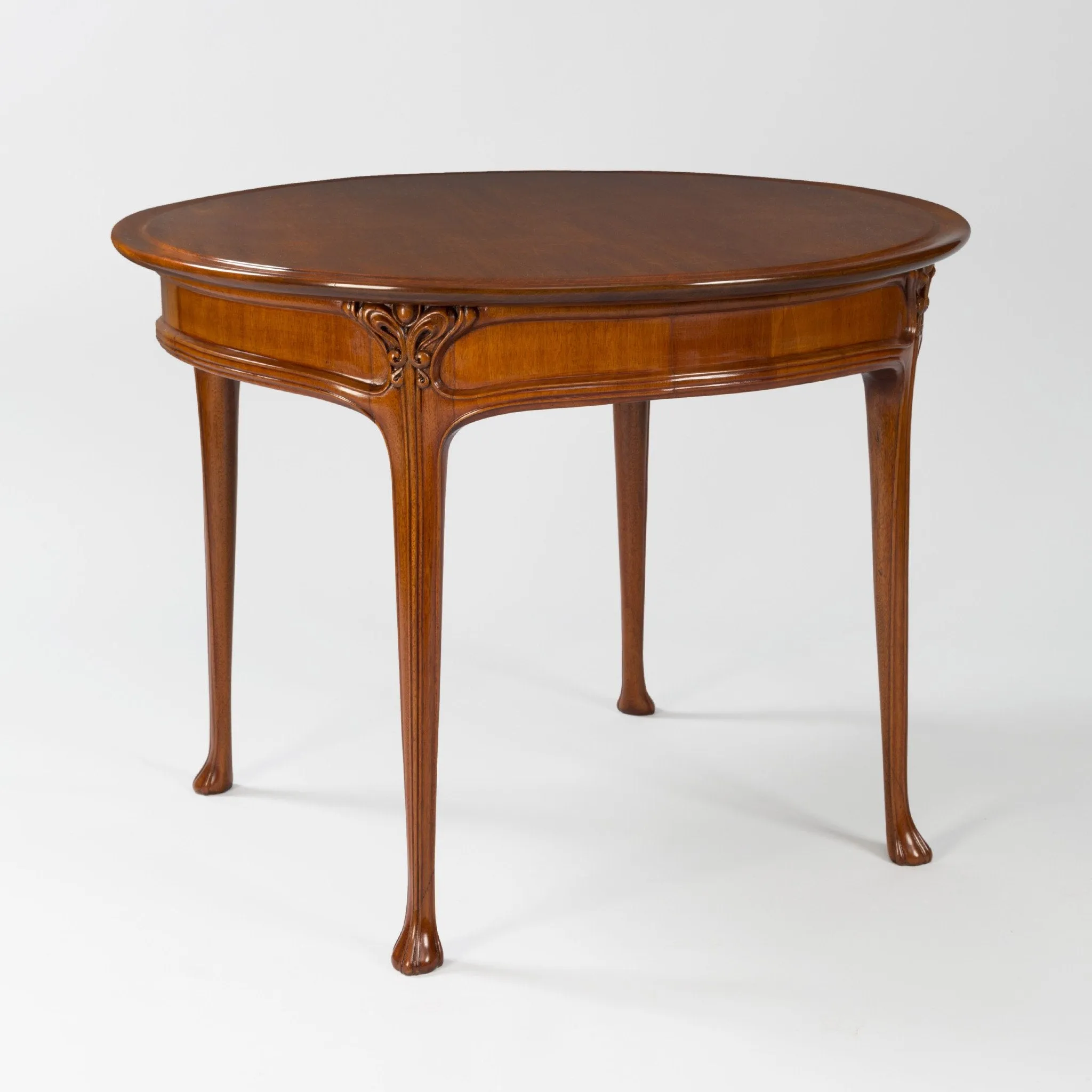 Edouard Colonna Mahogany Side Table