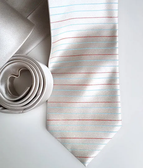 Elementary Penmanship Silk Necktie