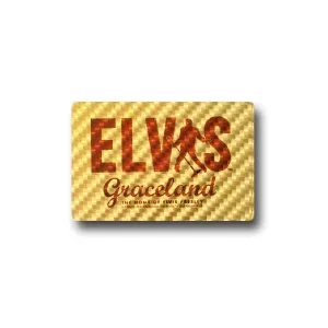 Elvis Graceland Gold Foil Playing Cards