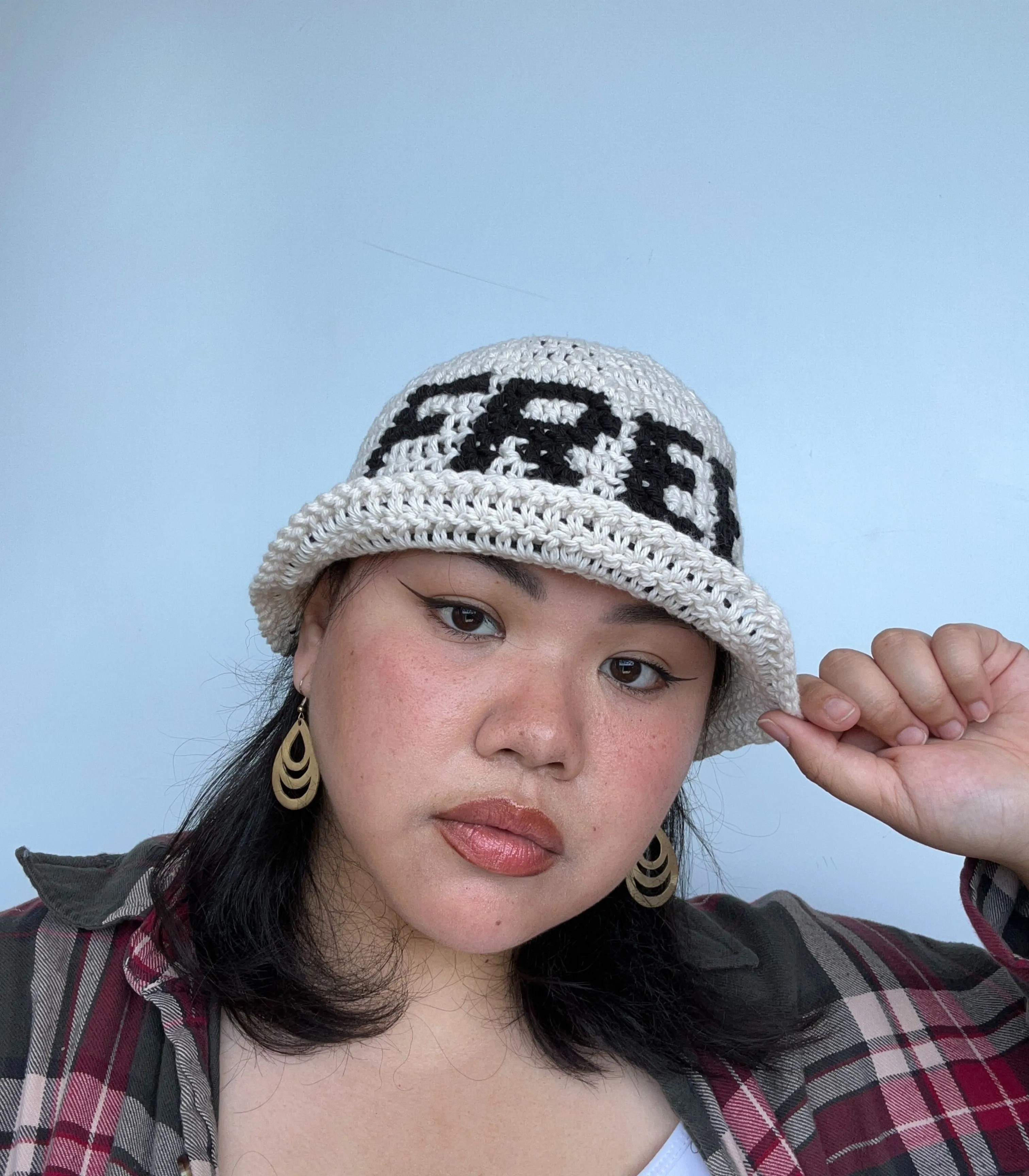 Free The People 100% Hand-Crocheted Hat