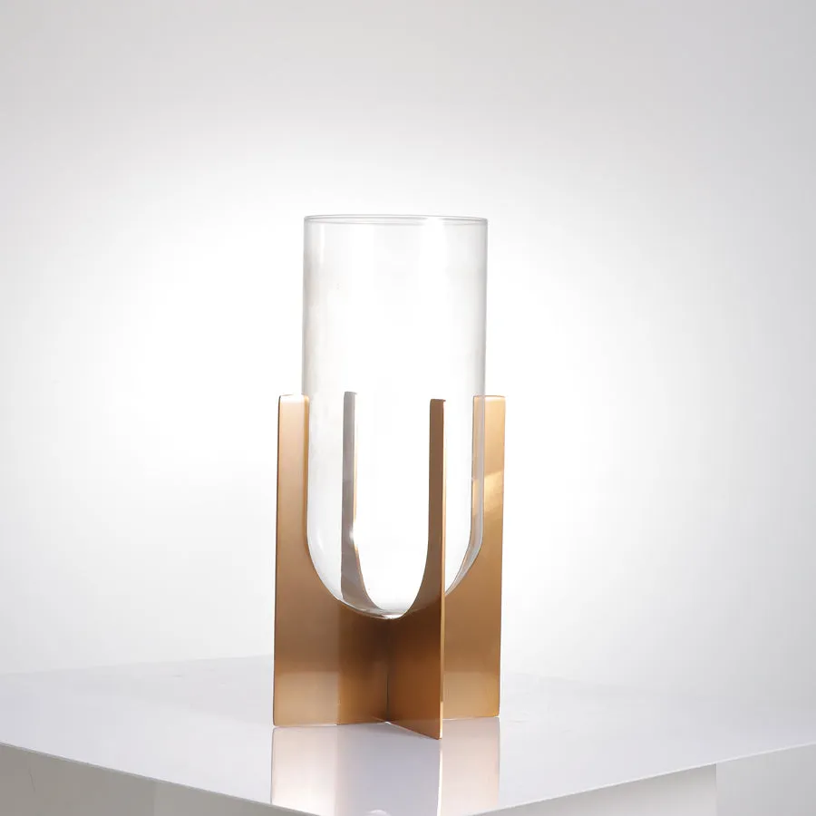 Gold Metal Vase