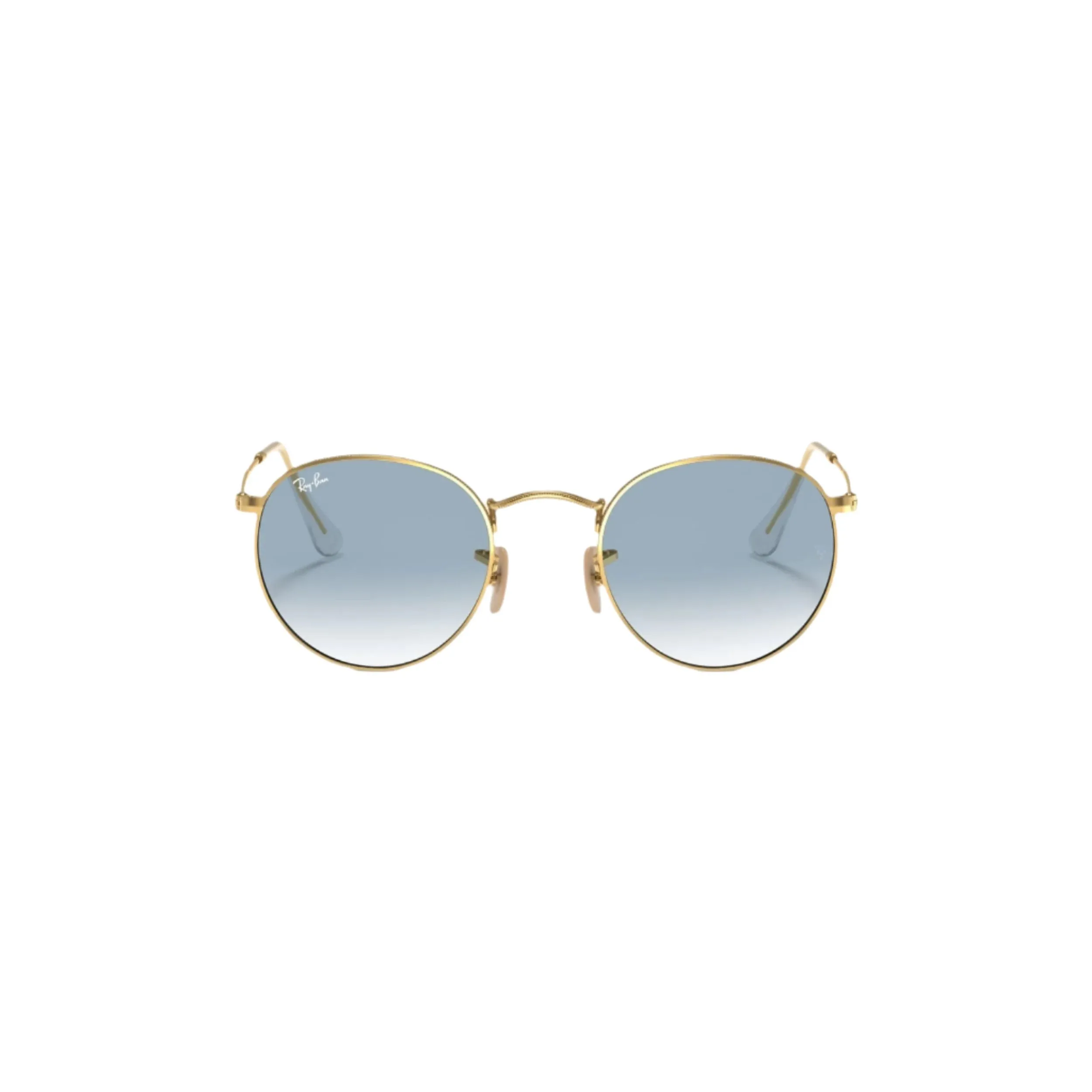 Gold Round Metal Sunglasses