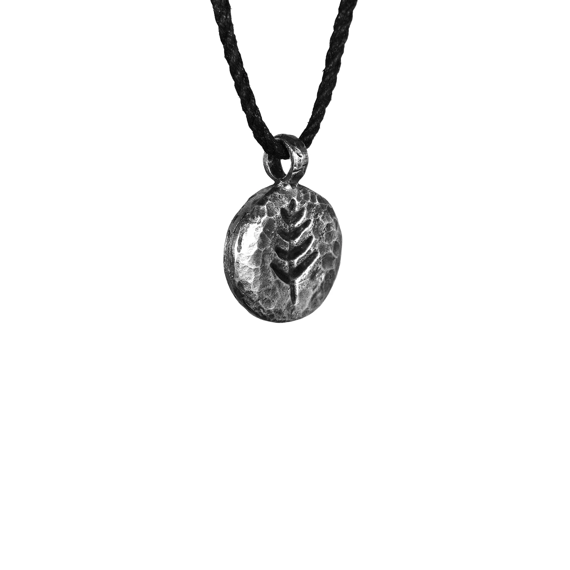 Hammered Tree Pendant Necklace