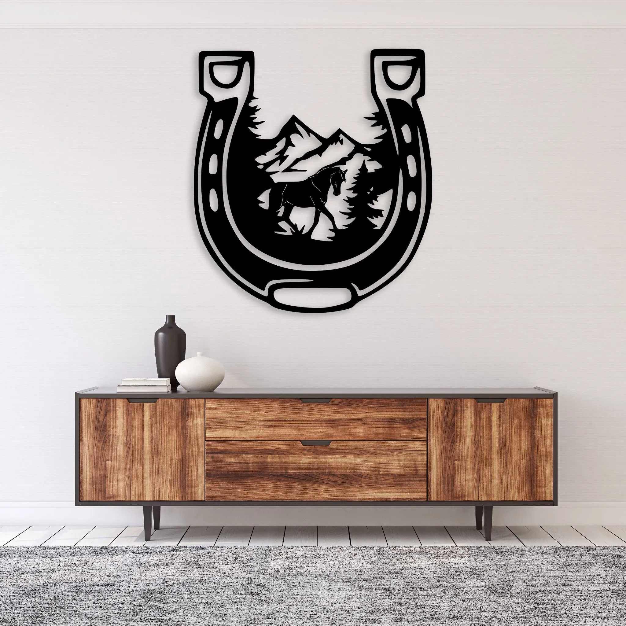 Horseshoe - Metal Wall Art