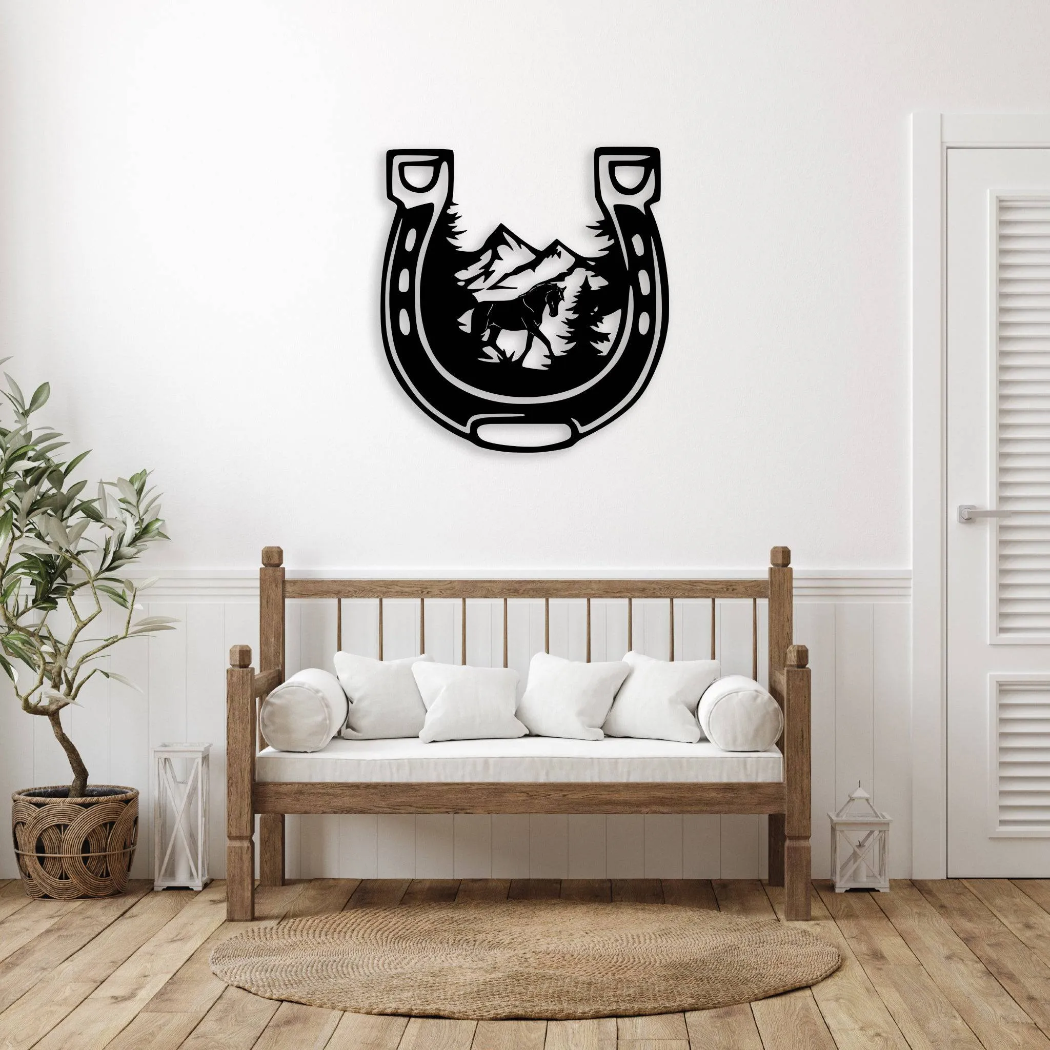 Horseshoe - Metal Wall Art