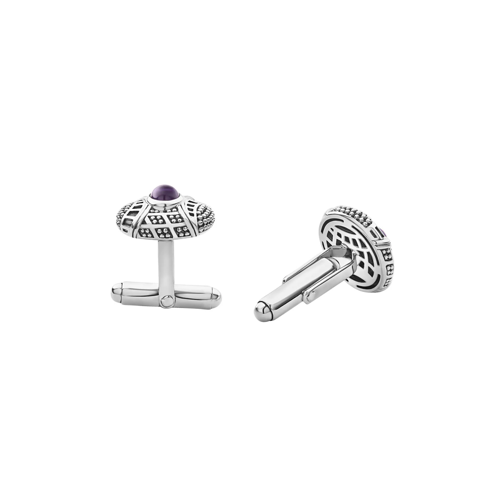 Keep Memory Alive Amethyst Cufflinks