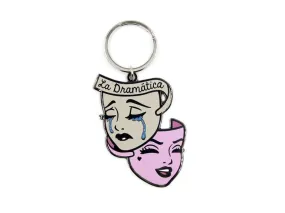 Las Dramáticas Keychain - Purple