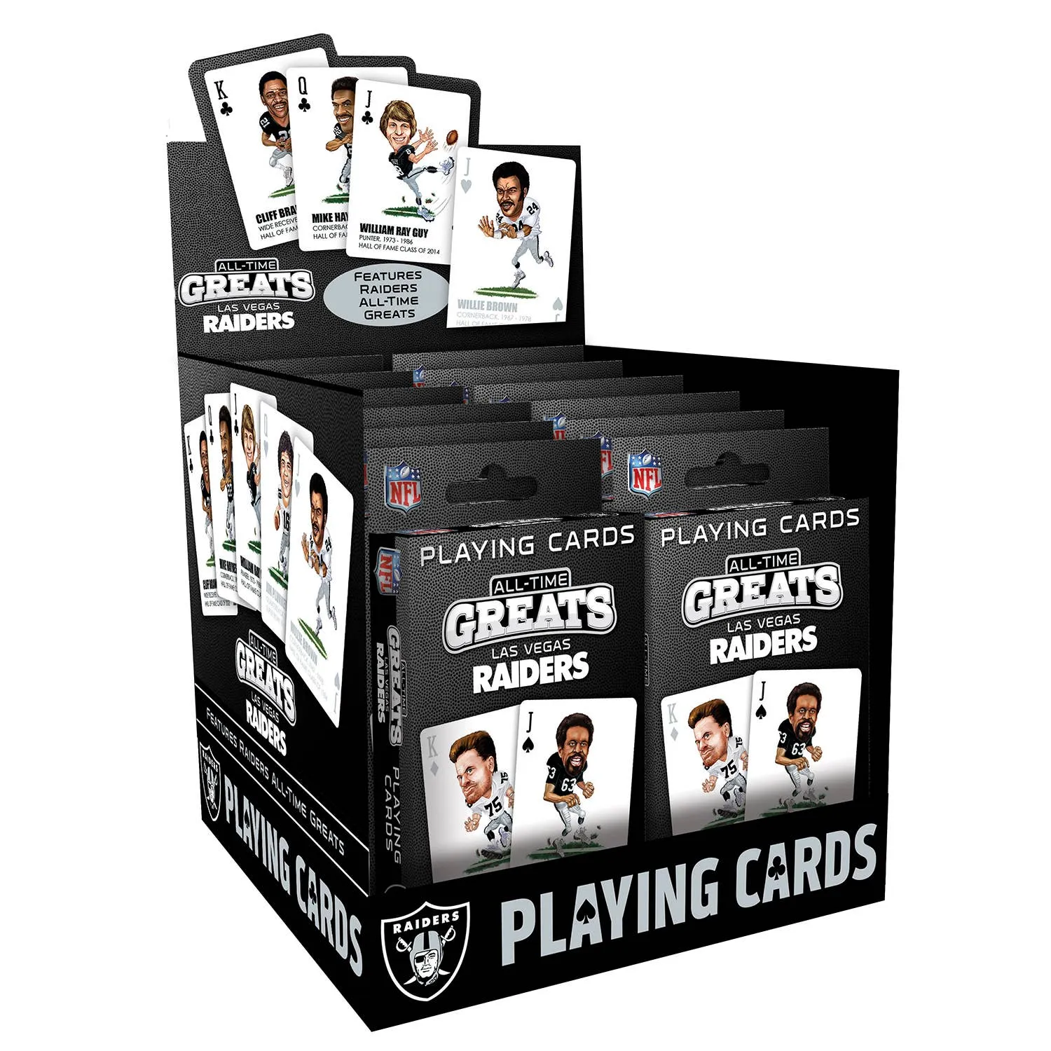 Las Vegas Raiders All-Time Greats Playing Cards