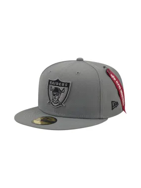 LAS VEGAS RAIDERS X ALPHA X NEW ERA 5950 FITTED CAP (HISTORIC LOGO)