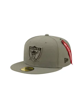 LAS VEGAS RAIDERS X ALPHA X NEW ERA 5950 FITTED CAP