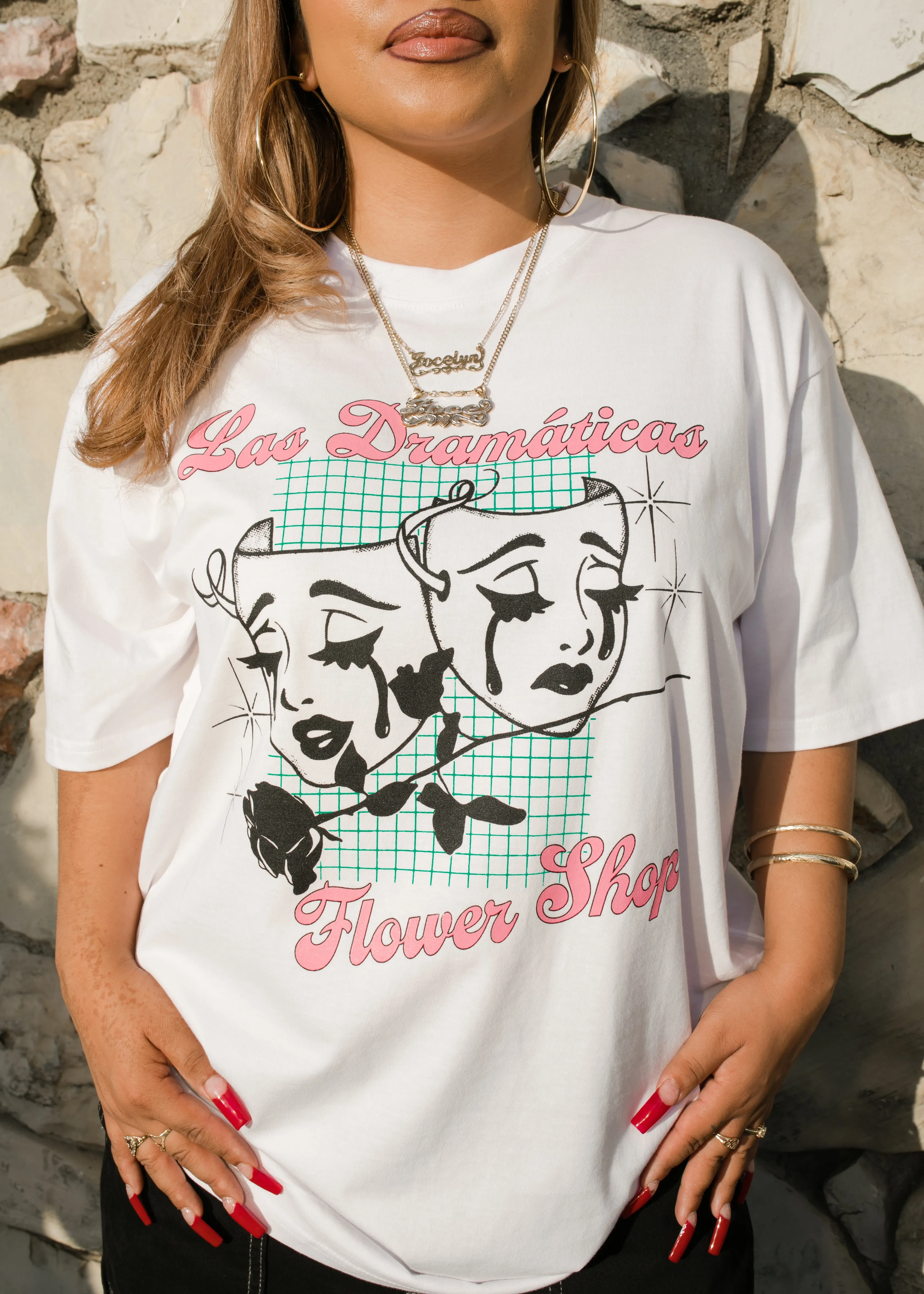 LD Flower Shop Tee – White