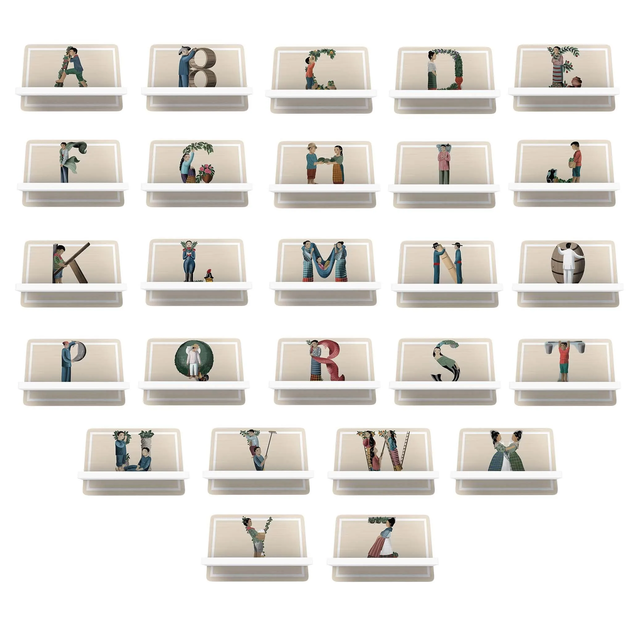 Letras Y Figuras Cellphone Holder