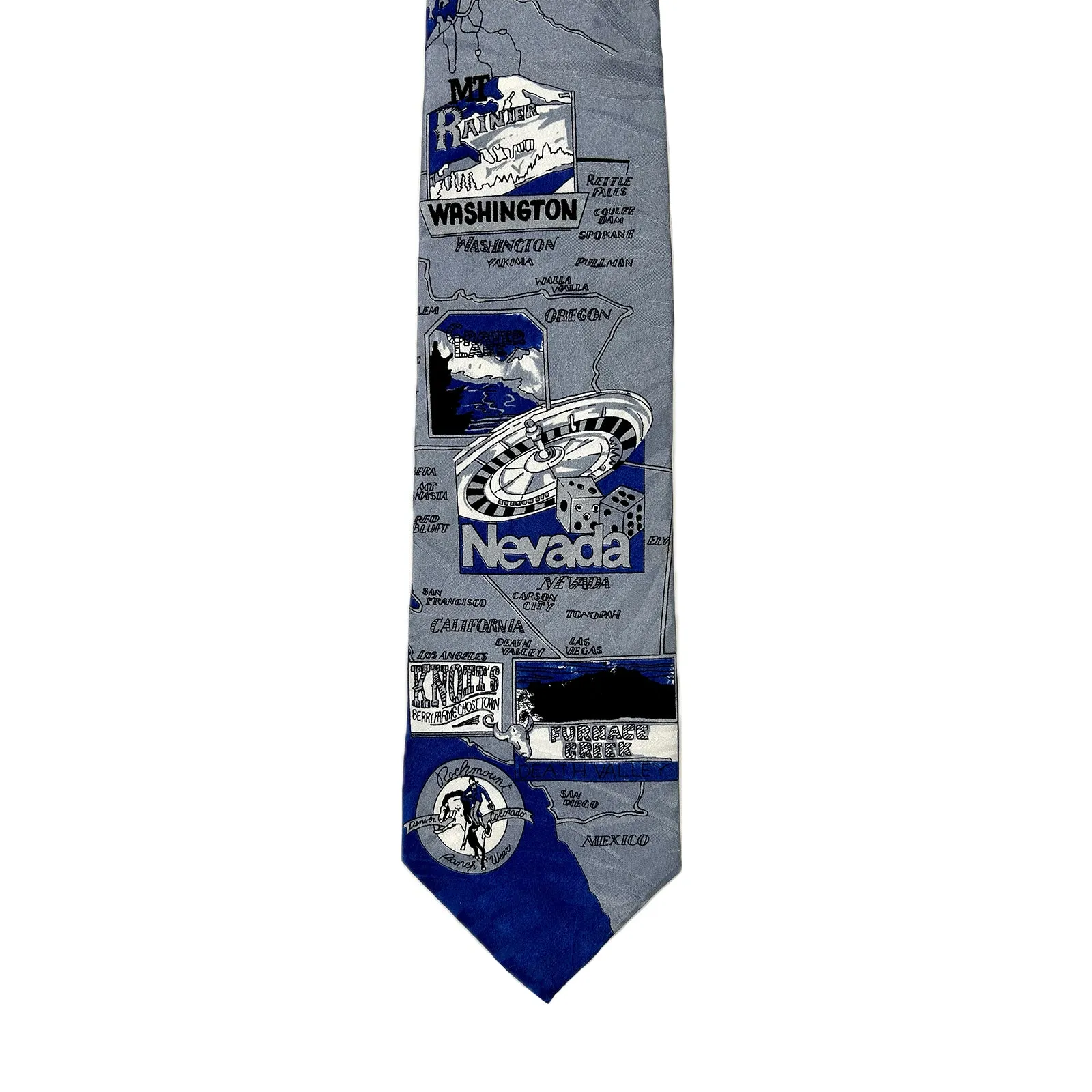 Limited-Edition West Coast Blue Silk Tie