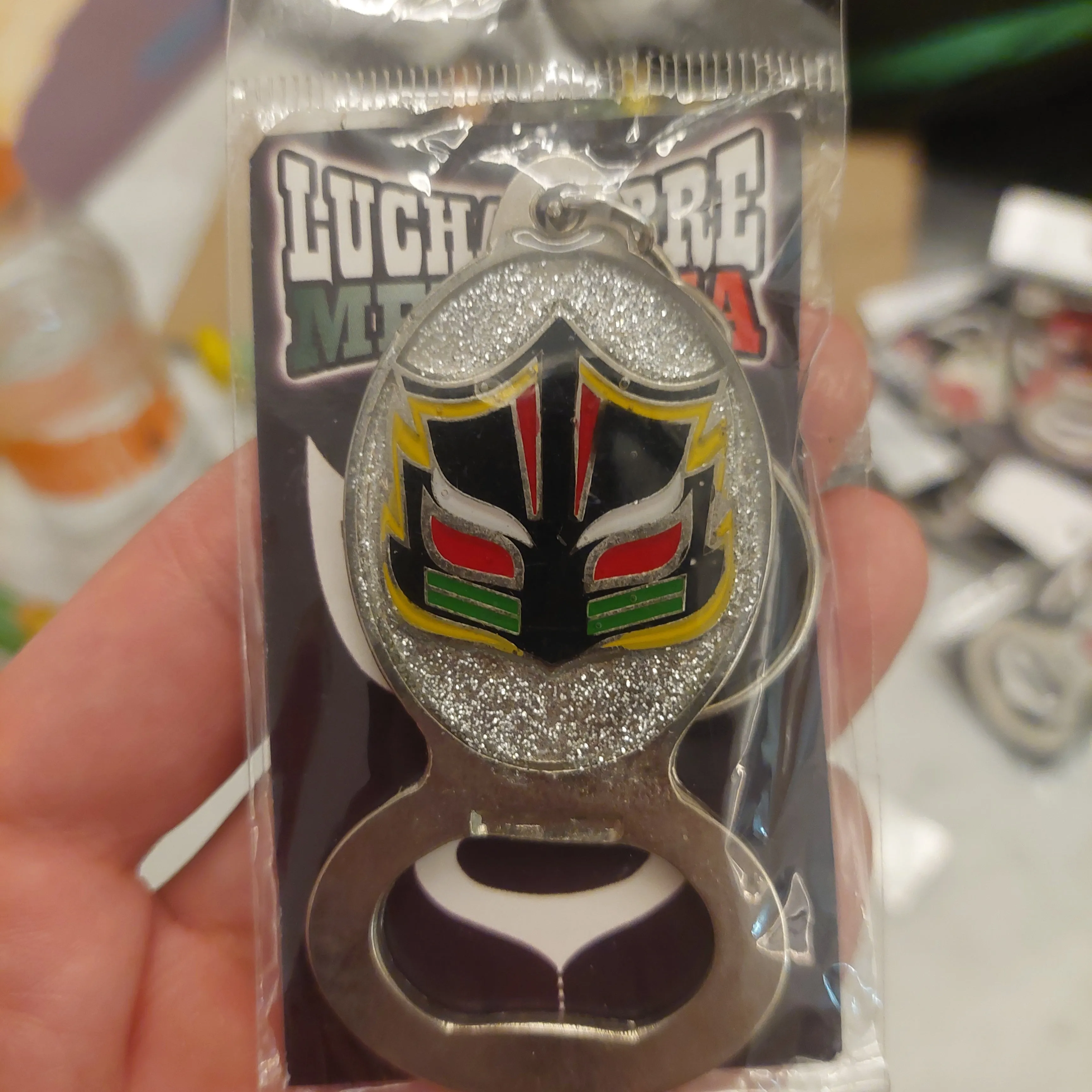 LUCHA LIBRE KEYCHAIN BOTTLE OPENERS