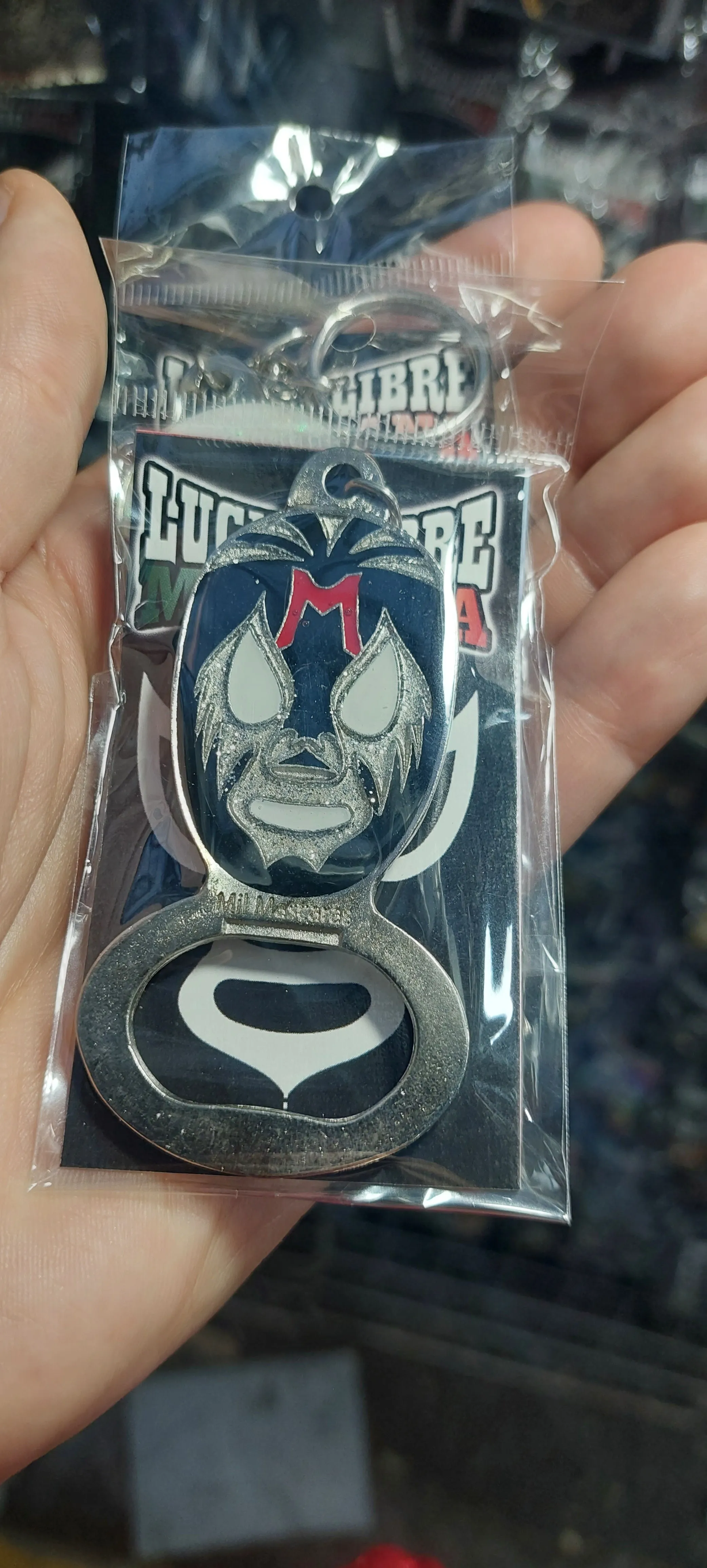 LUCHA LIBRE KEYCHAIN BOTTLE OPENERS