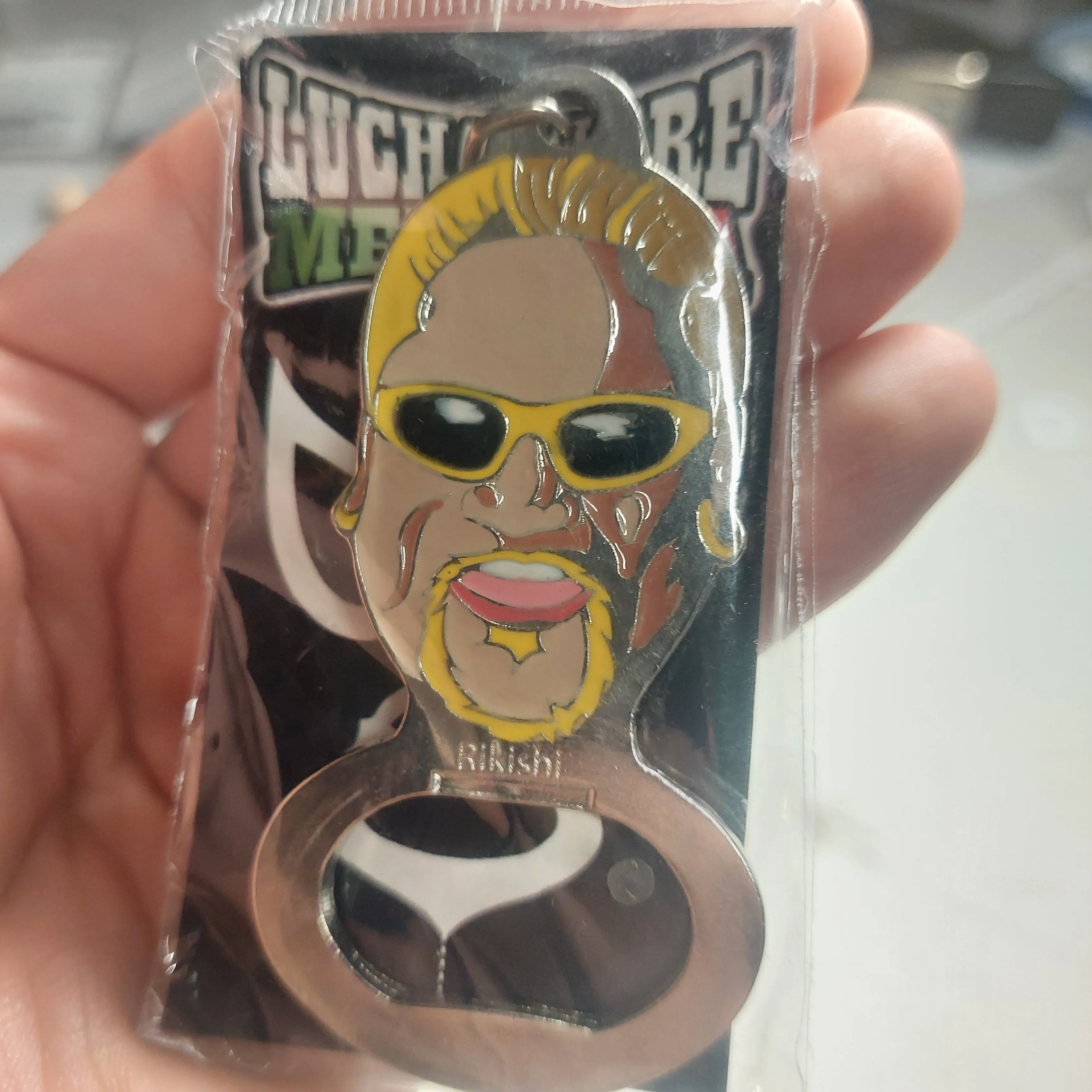 LUCHA LIBRE KEYCHAIN BOTTLE OPENERS